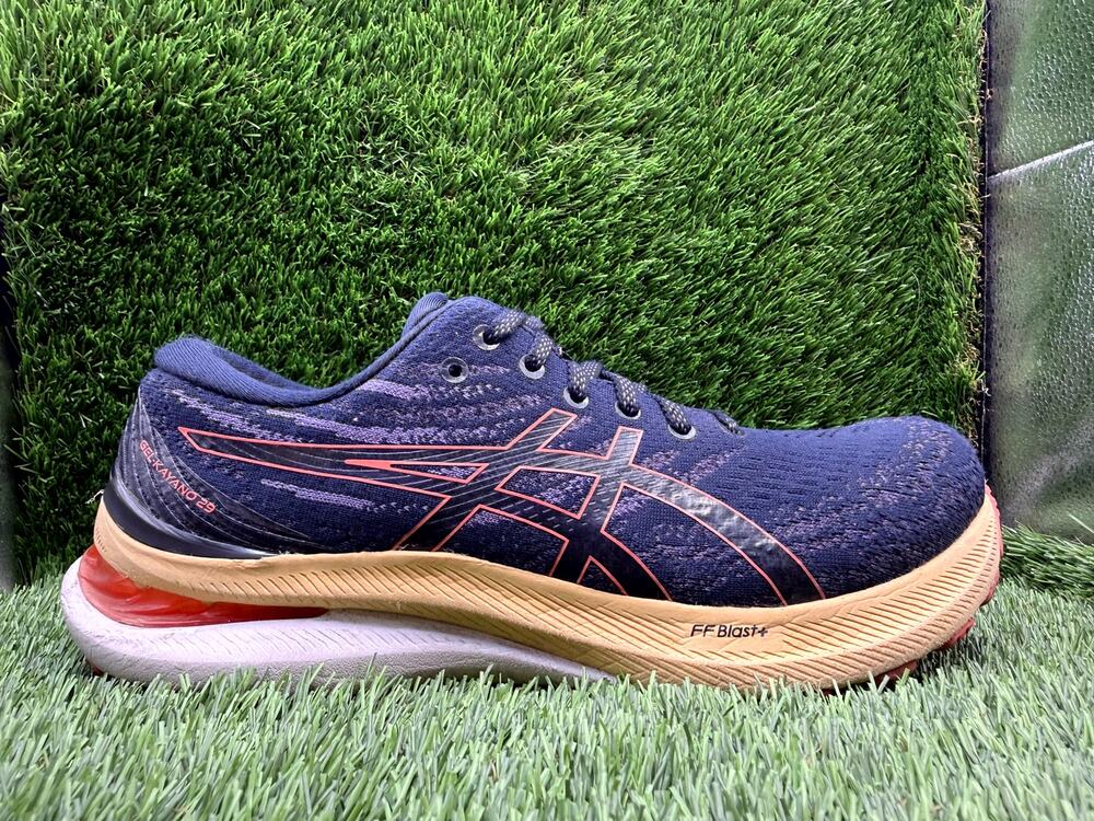 Asics Gel-Kayano 29 1012B297 Athletic Sneaker Women's 9 Blue Knit Sports Running